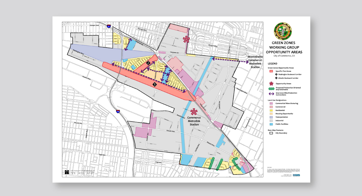 Commerce Green Map