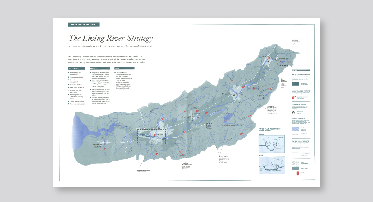 Napa River Map