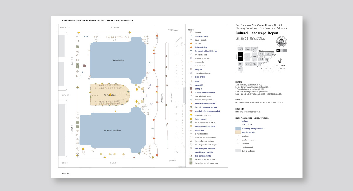 San Francisco Civic Center Historic District Map