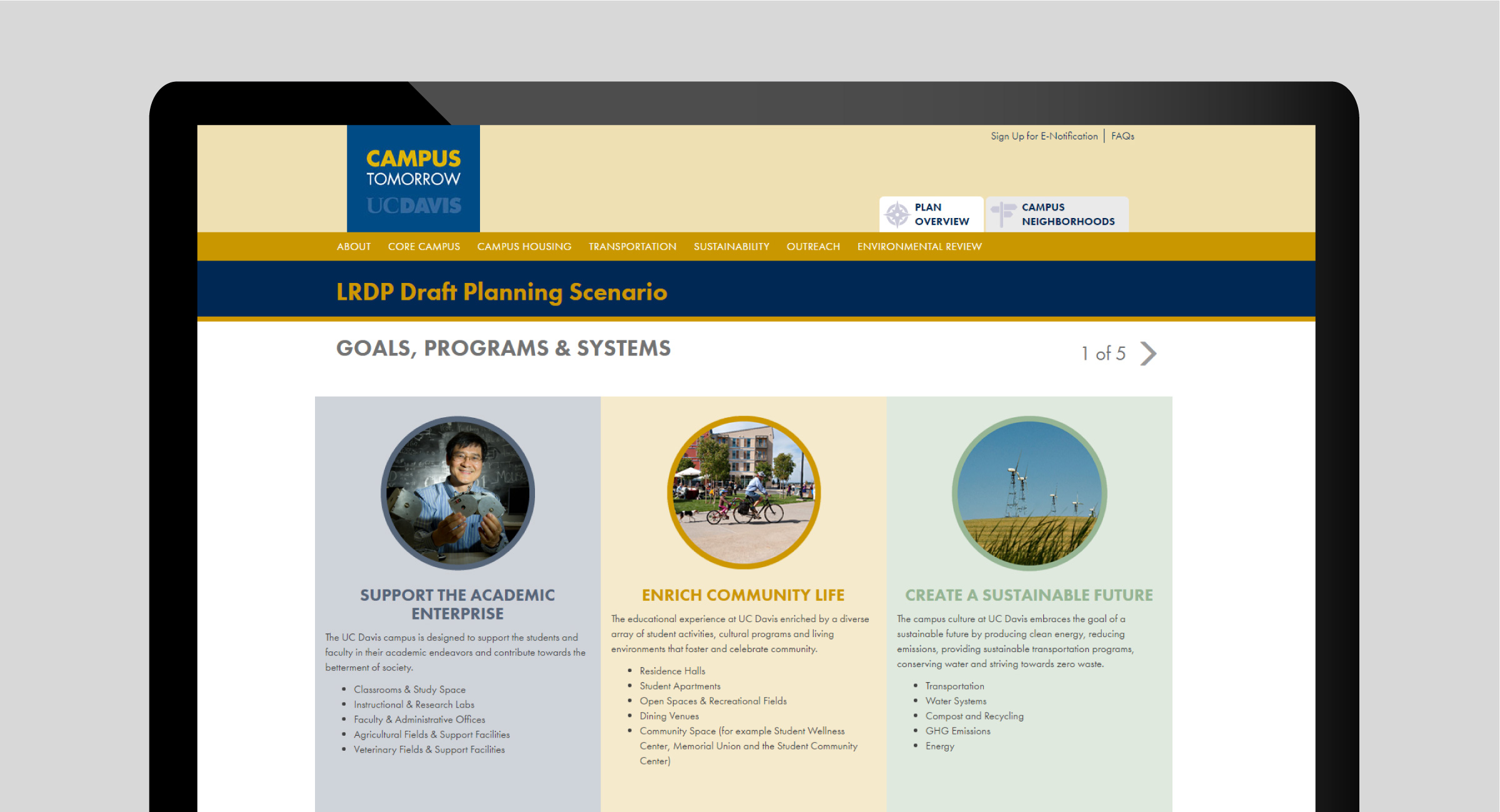 UC Davis Virtual Gallery Website