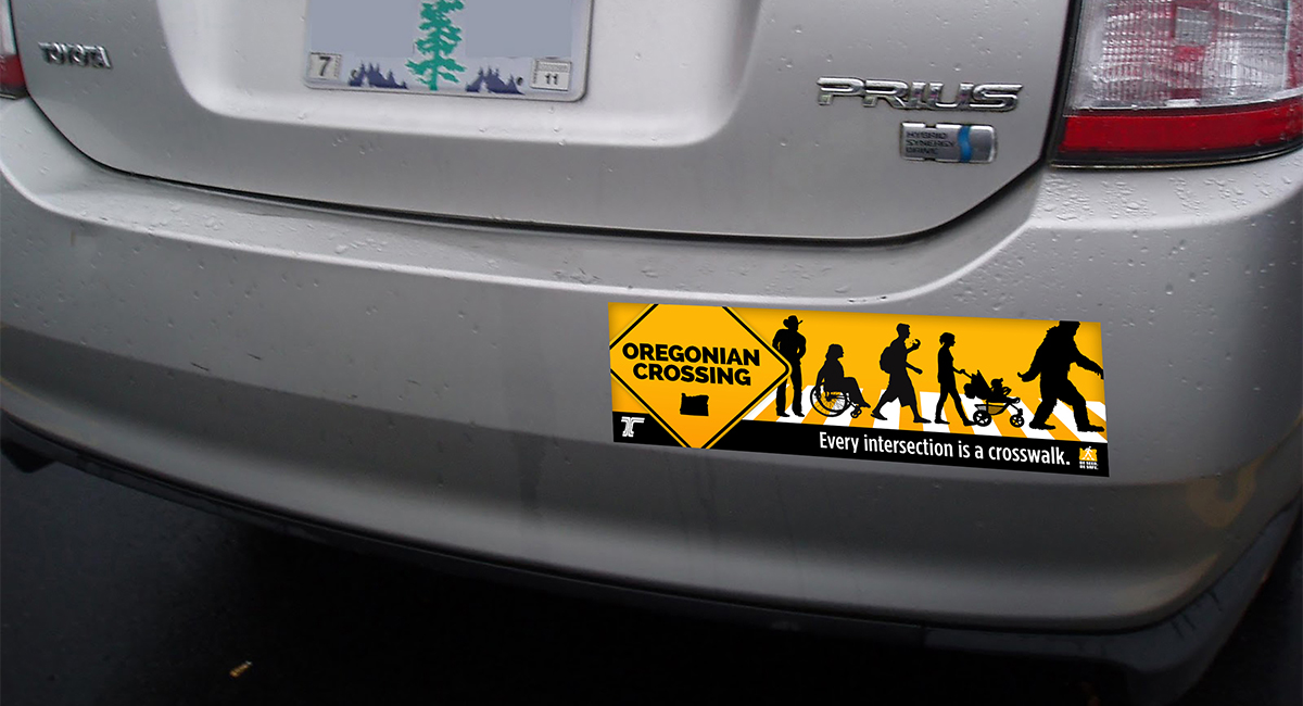 Oregon Department of Transportation’s “Oregonians Crossing” campaign